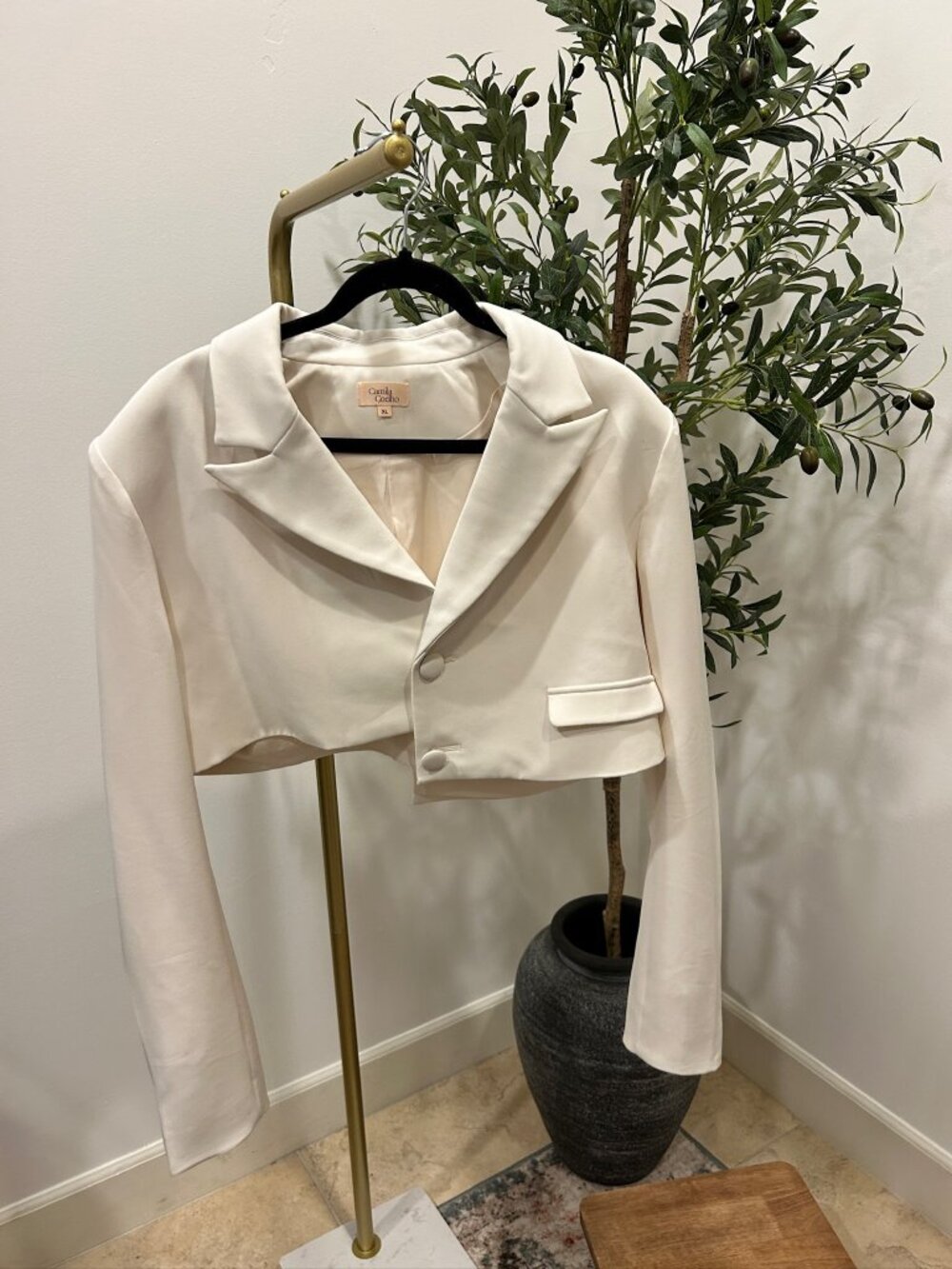 Camila Coelho Cropped Blazer